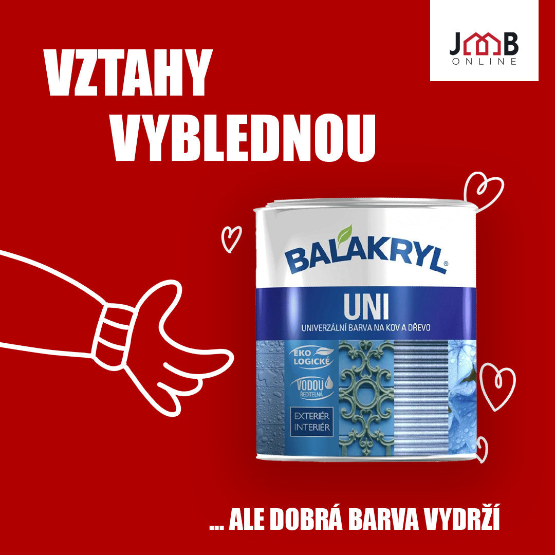 Milí pánové, pokud to nezajiskří s ní, s BALAKRYL UNI to zajiskří určitě! 😎