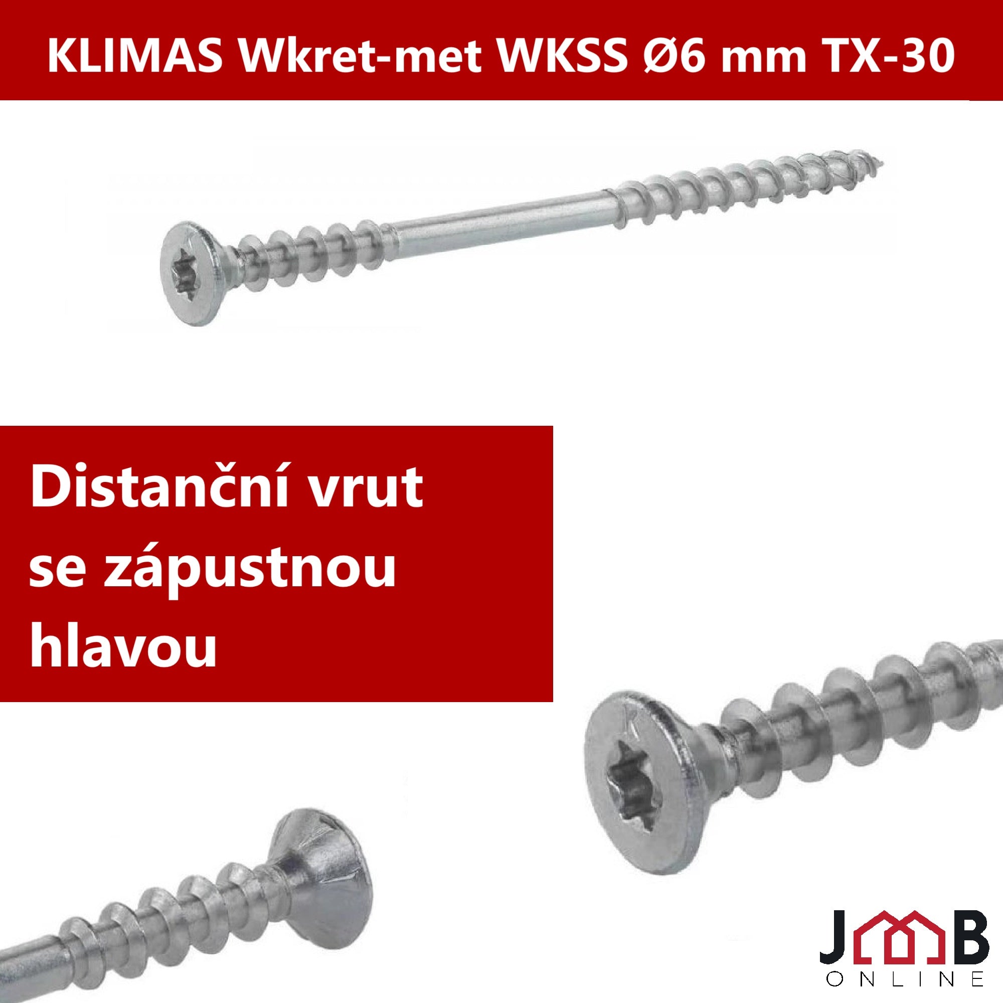 KLIMAS Wkret-met WKSS - Distanční vrut