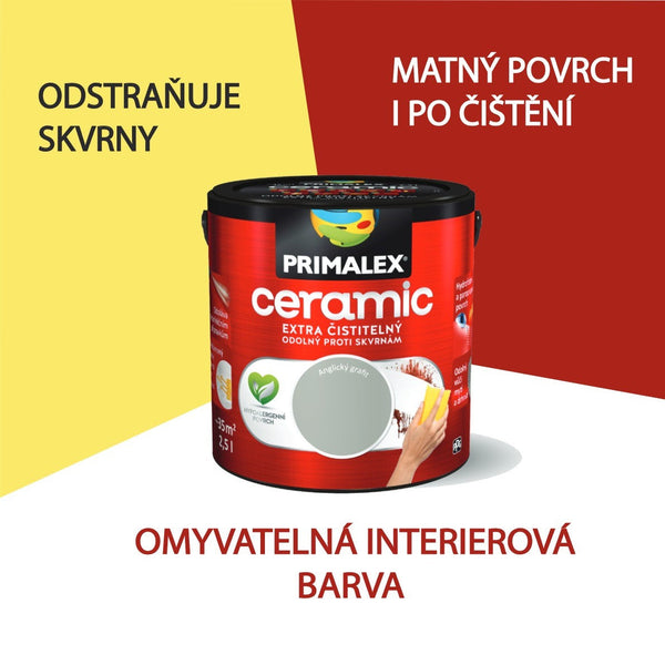 PRIMALEX ceramic omyvatelný nátěr na zeď pro moderní bydlení