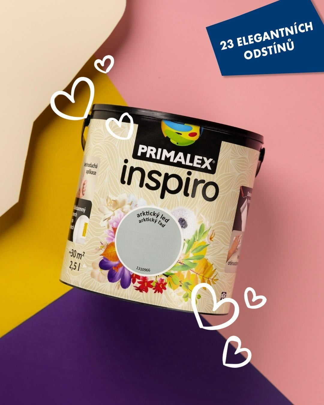 PRIMALEX inspiro barevný malířský nátěr do interiéru