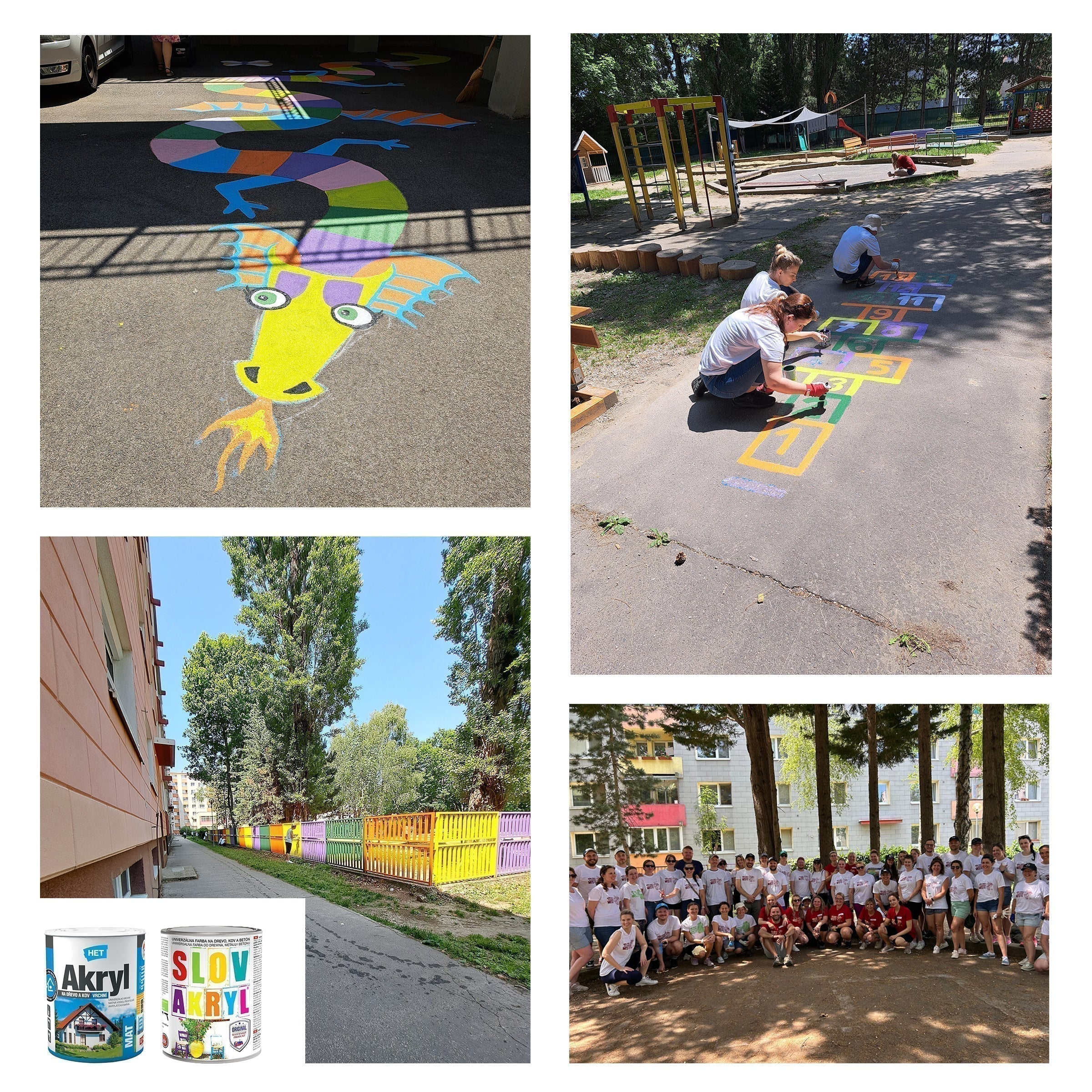 Slovlak SLOVAKRYL univerzální barva na dřevo, kov a beton - hlavní hrdina grantové výzvy Nadace Pontis