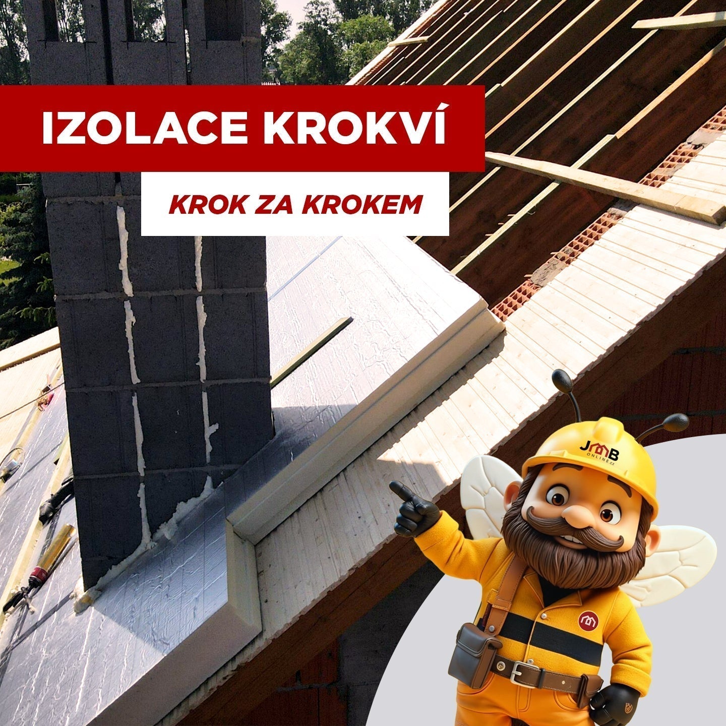 04/10 PIR desky: Izolace krokví krok za krokem