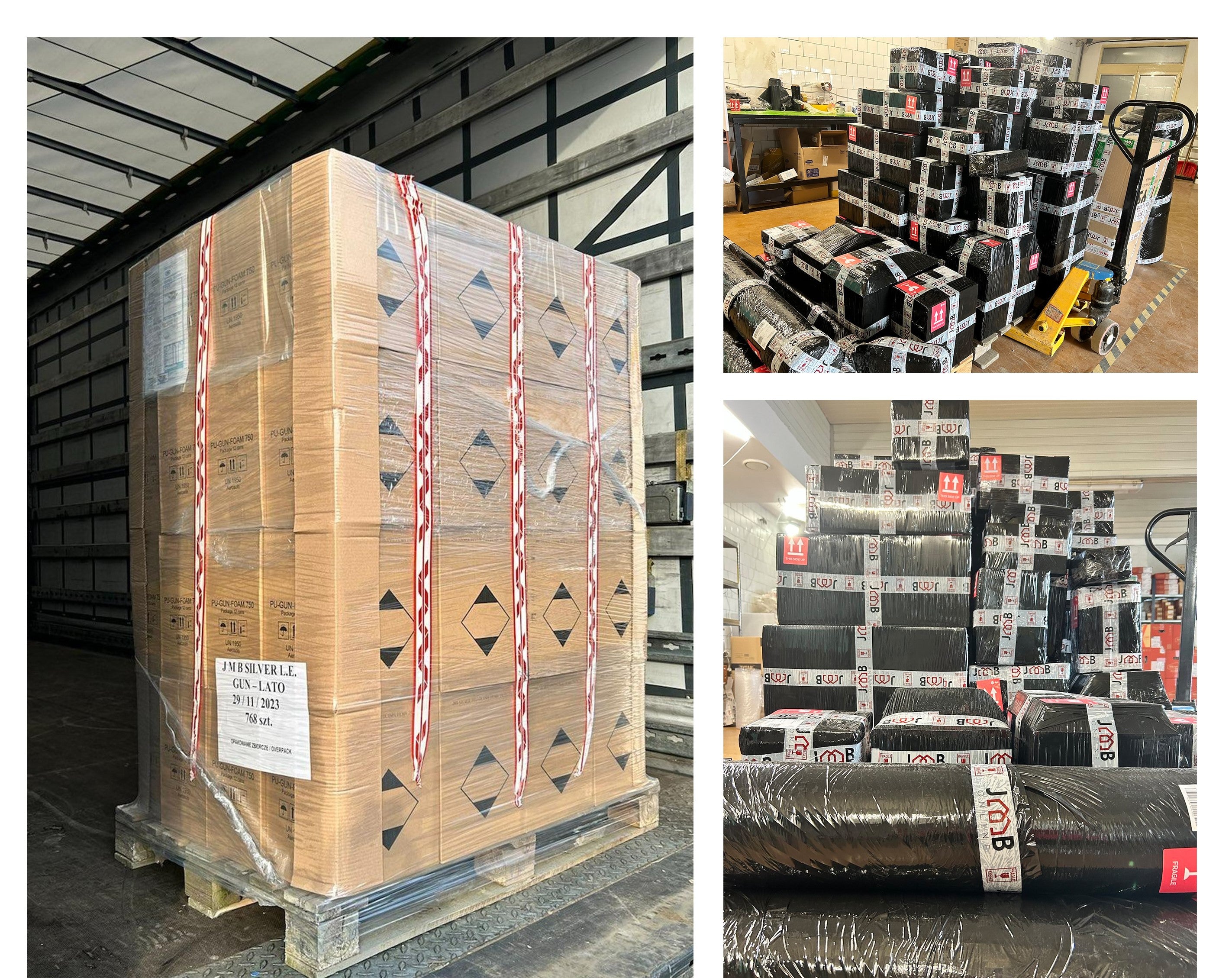 Balení a doručení objednávek JMBonline.cz