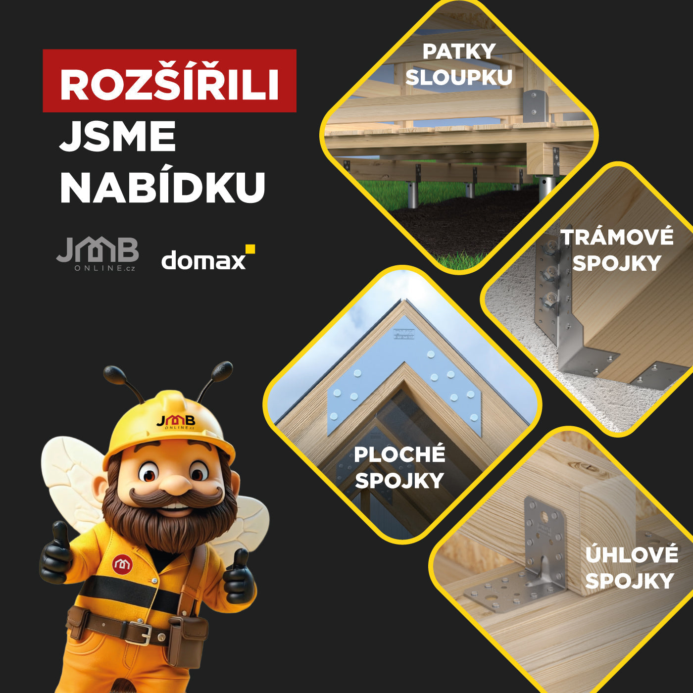 Nová kategorie spojů na JMBonline.cz DOMAX