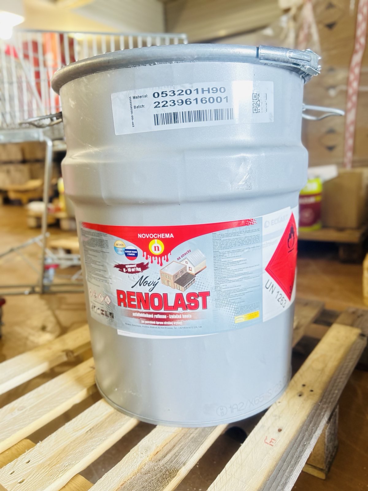 NOVOCHEMA RENOLAST asfaltohliníková reflexně izolační nátěrová hmota