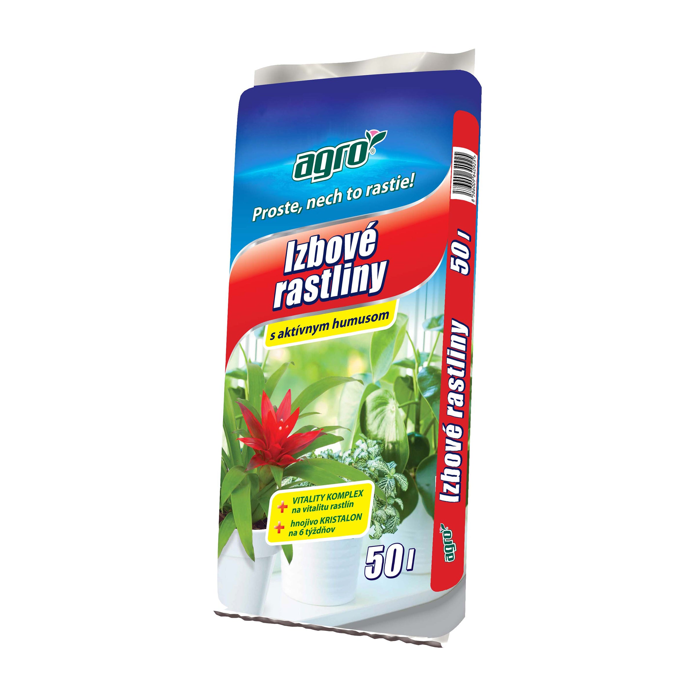AGRO Substrát pro pokojové rostliny s aktivním humusem 50 l