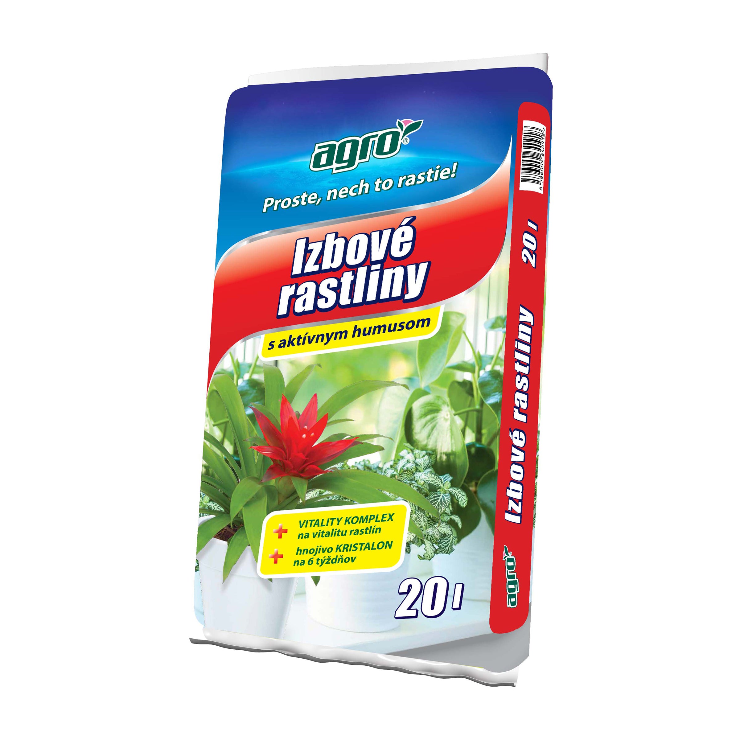 AGRO Substrát pro pokojové rostliny s aktivním humusem 20 l
