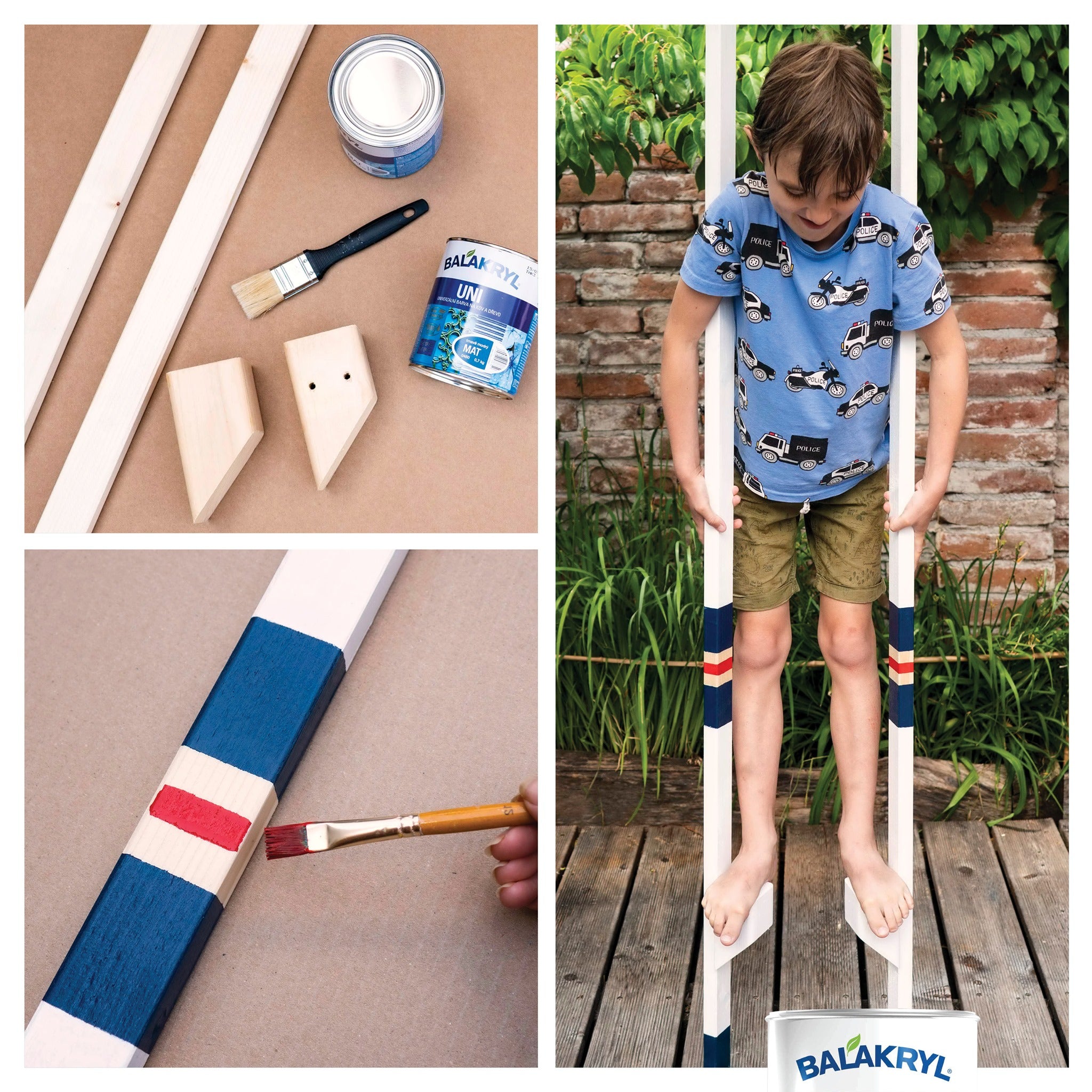 BALAKRYL UNI MAT vodou ředitelná rychleschnoucí univerzální barva na kov a dřevo_použití