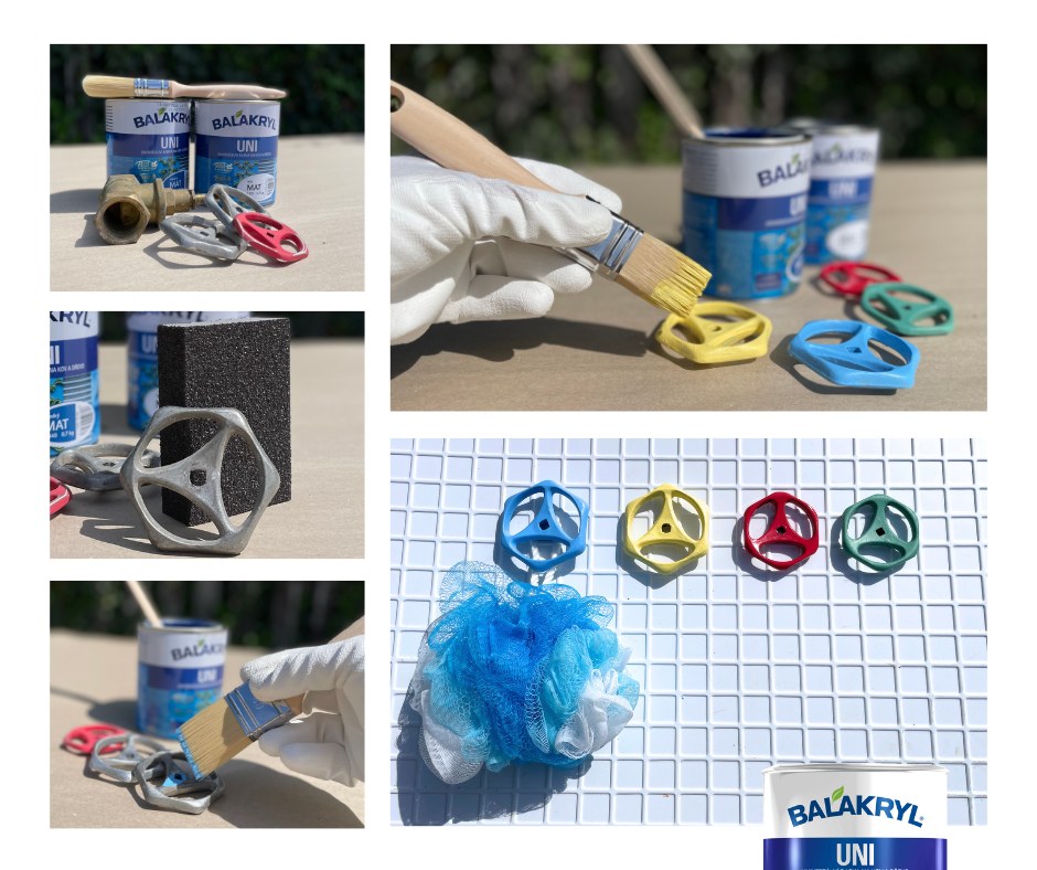 BALAKRYL UNI MAT vodou ředitelná rychleschnoucí univerzální barva na kov a dřevo_použití