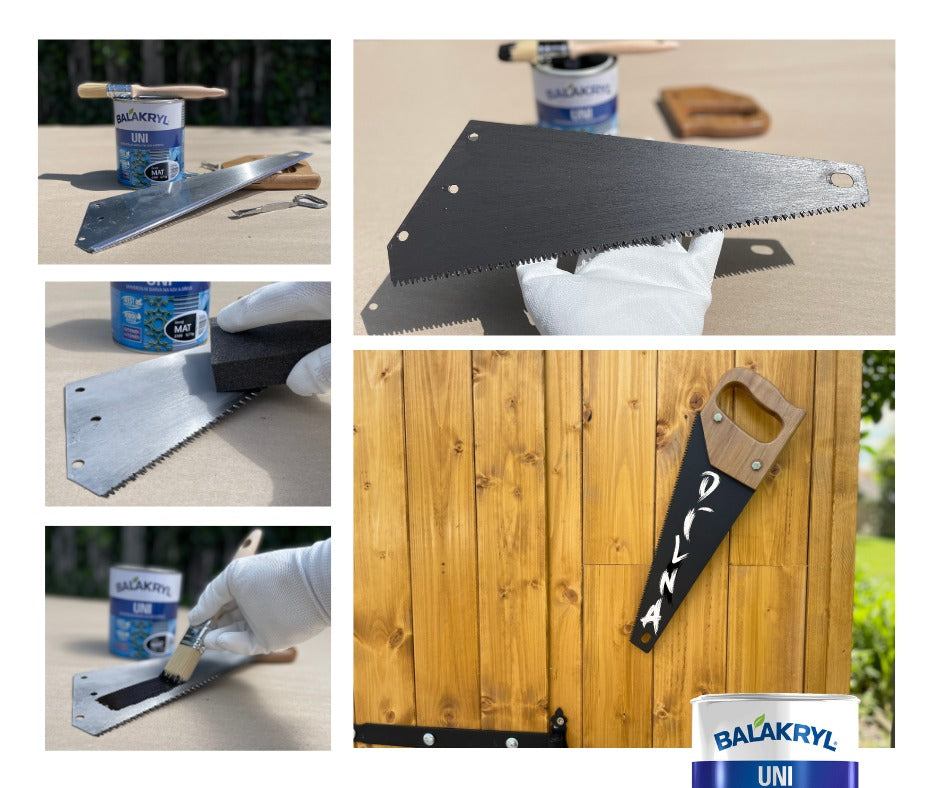 BALAKRYL UNI MAT vodou ředitelná rychleschnoucí univerzální barva na kov a dřevo_použití