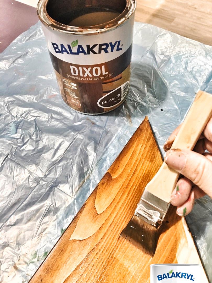 BALAKRYL DIXOL vodou ředitelná tenkovrstvá lazura na dřevo