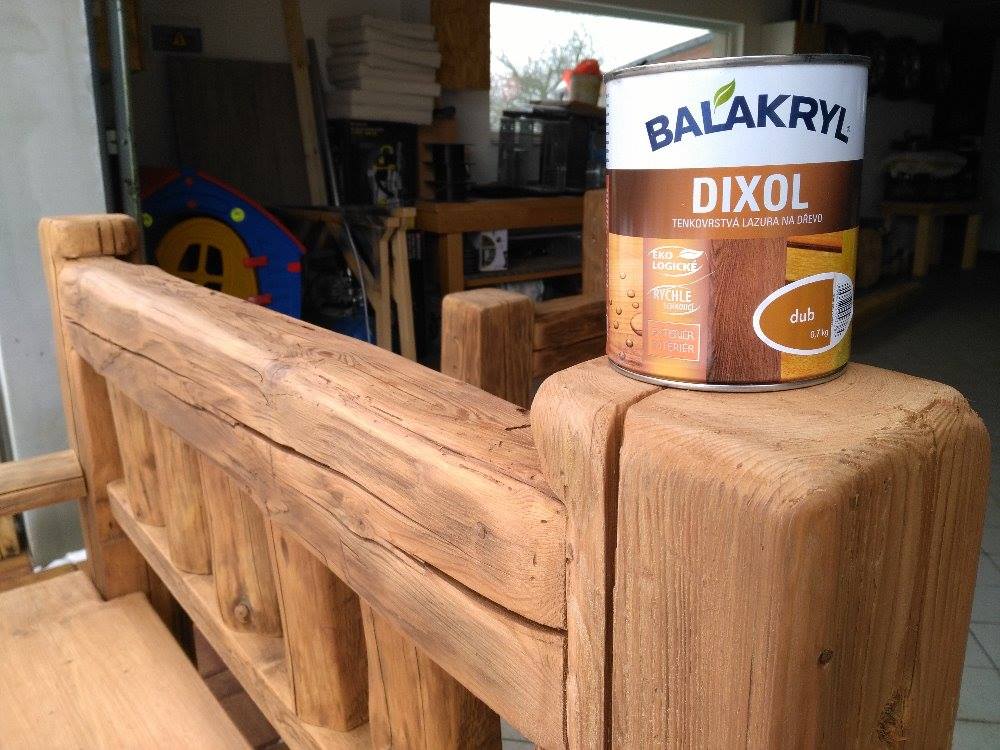 BALAKRYL DIXOL vodou ředitelná tenkovrstvá lazura na dřevo