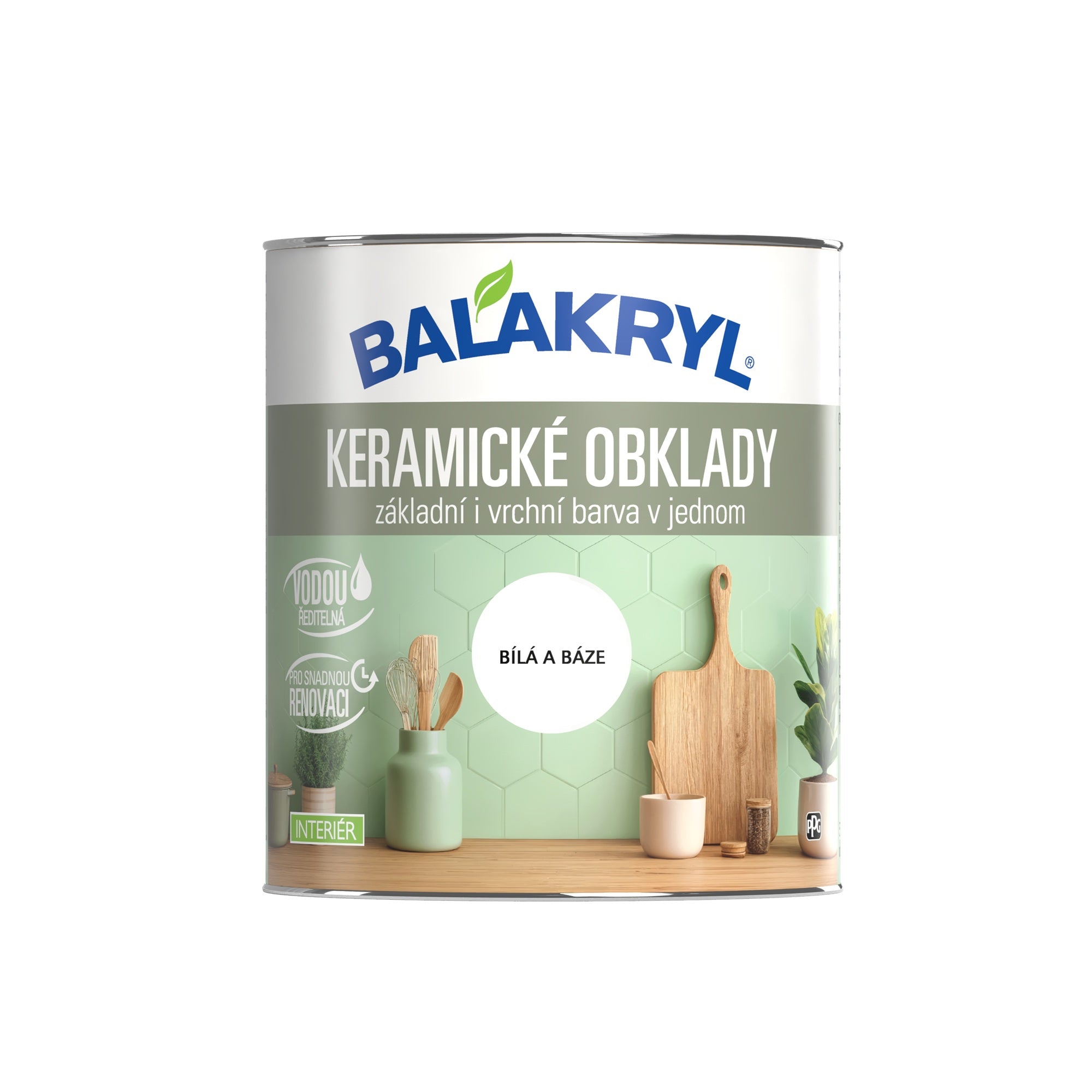 BALAKRYL KERAMICKÉ OBKLADY základná a vrchná farba_bílá