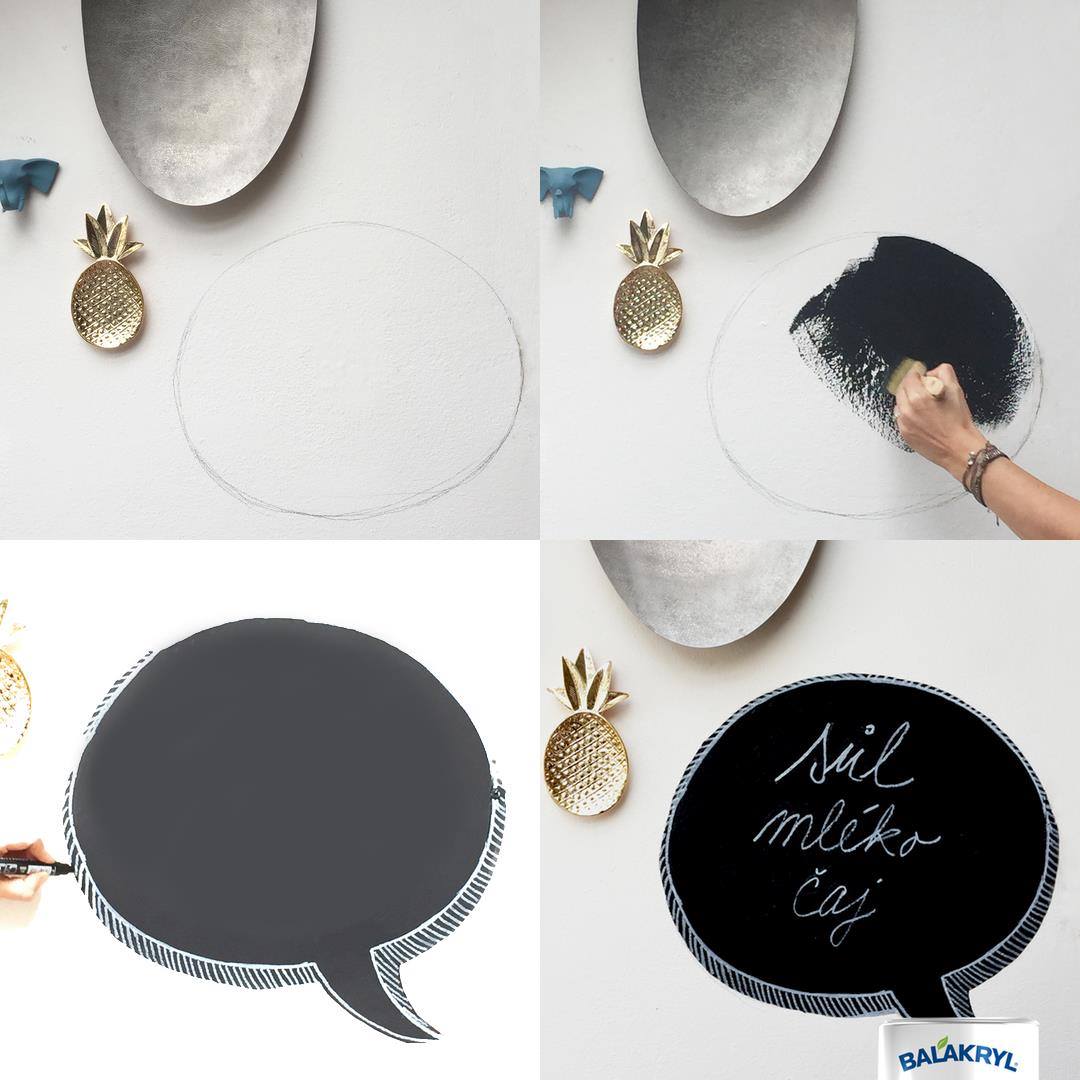 BALAKRYL TABULOVÁ BARVA vodou ředitelná rychleschnoucí barva na dřevo a kov