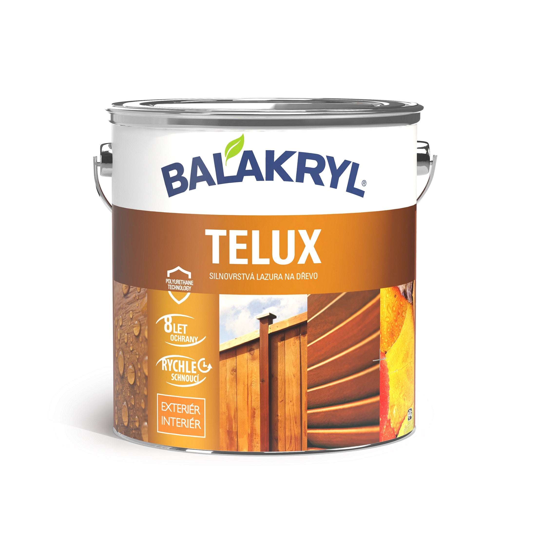 BALAKRYL TELUX silnovrstvá lazura na dřevo 2,5 kg