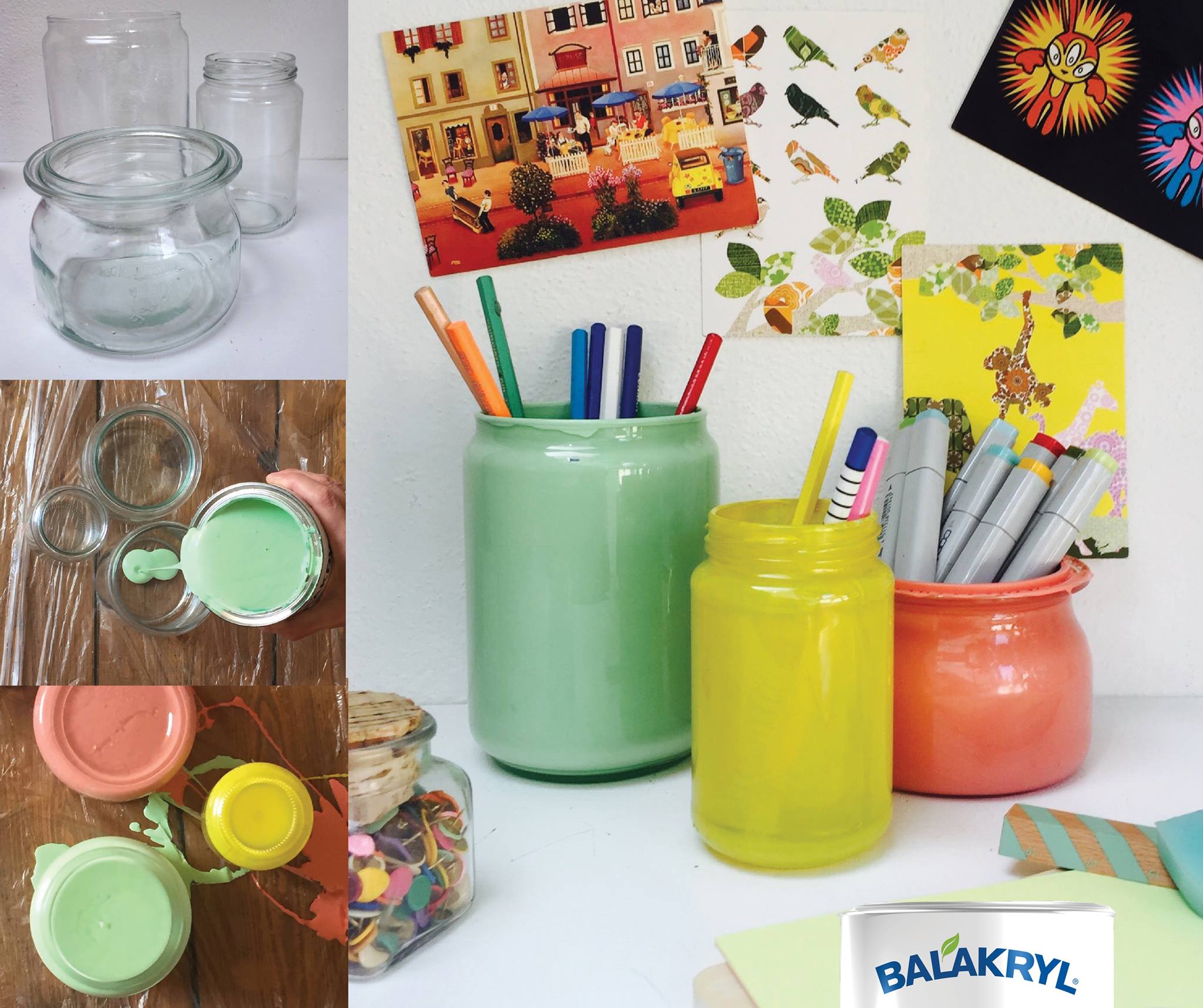 BALAKRYL UNI LESK vodou ředitelná rychleschnoucí univerzální barva na kov a dřevo