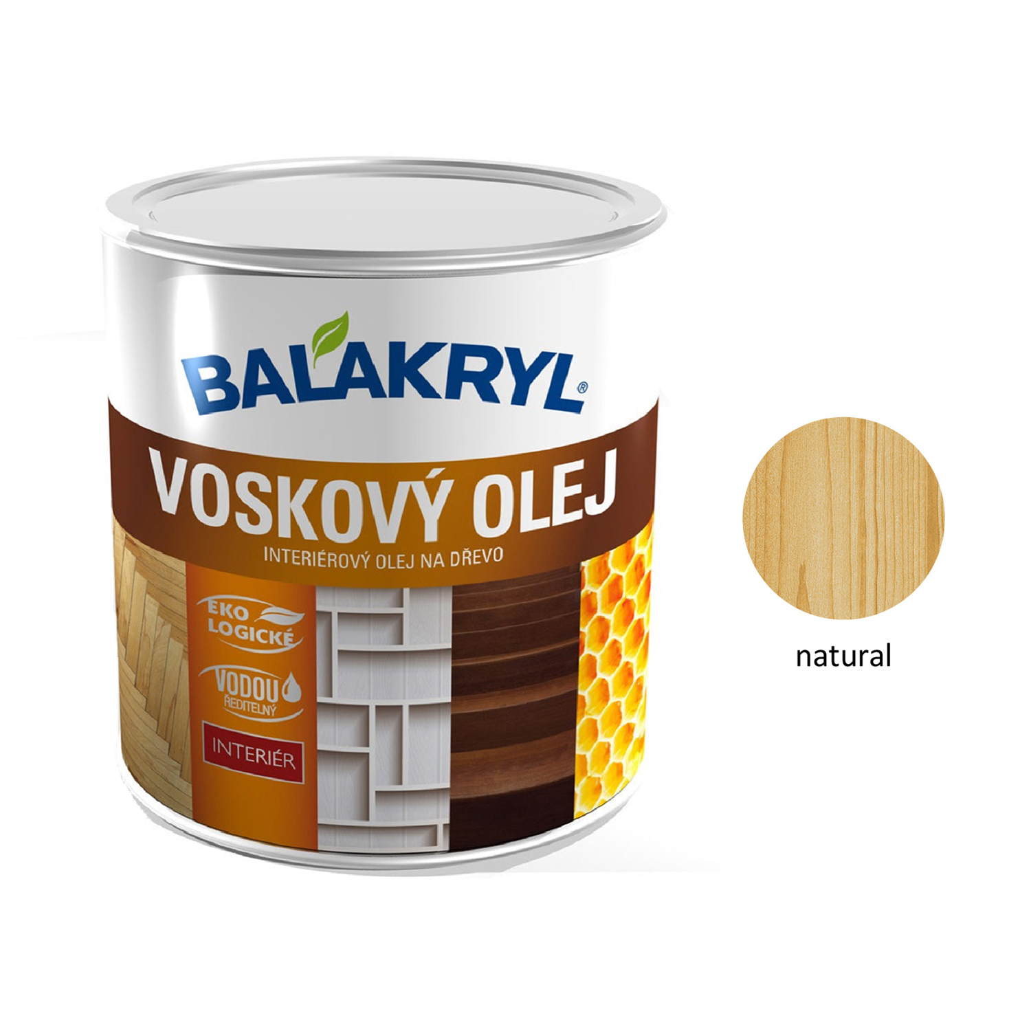 BALAKRYL včelí VOSKOVÝ OLEJ na dřevo interiér - natural