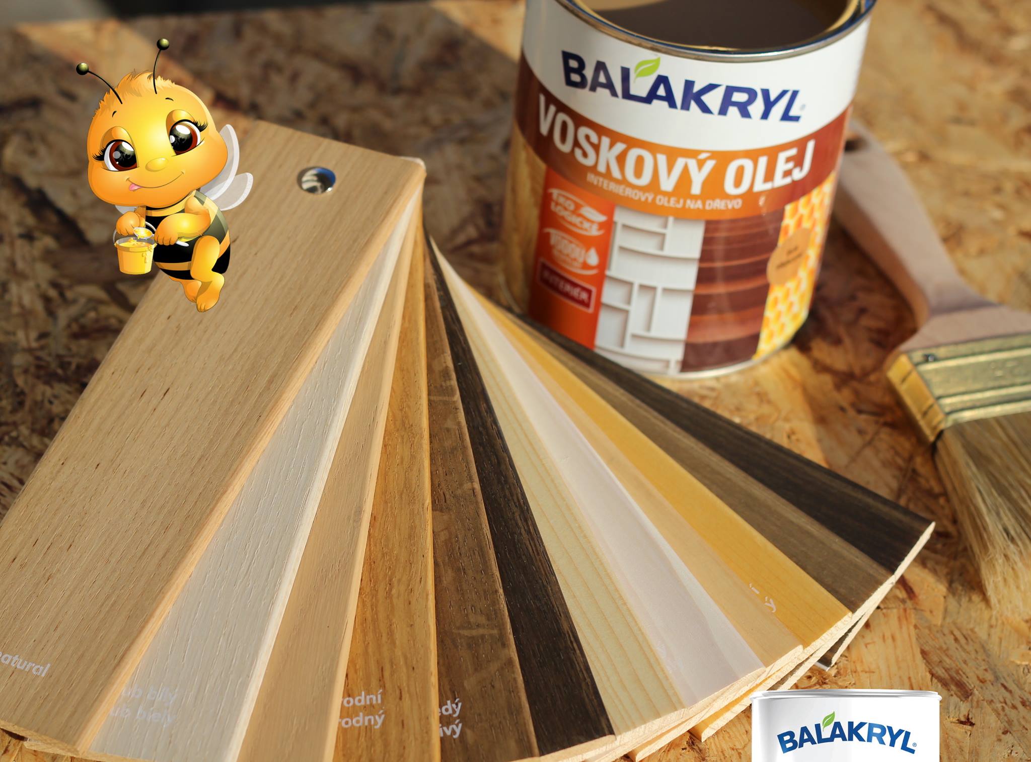 BALAKRYL včelí VOSKOVÝ OLEJ na dřevo interiér