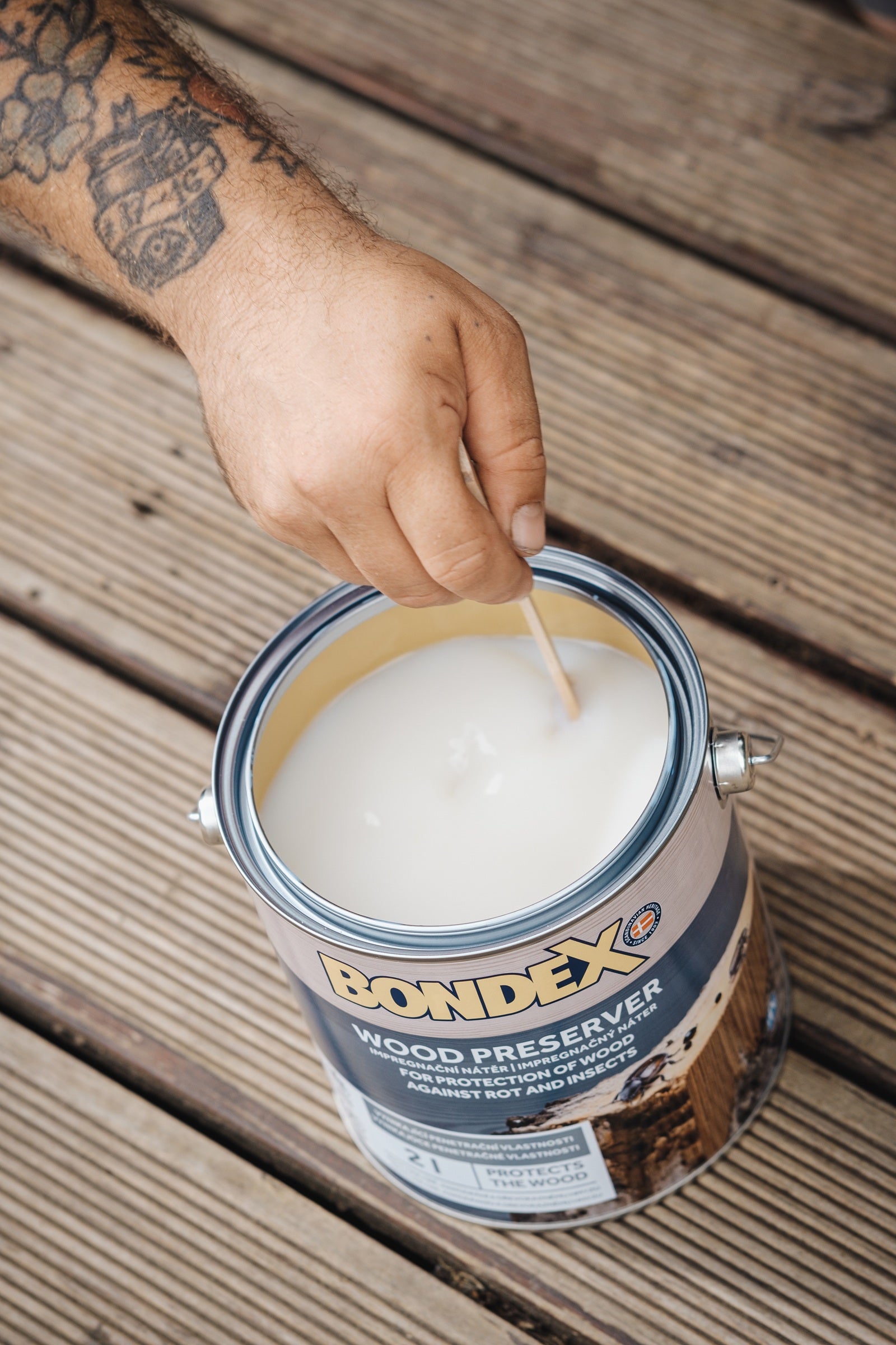 BONDEX ELITE napouštěcí olej na dřevo_ukázka3