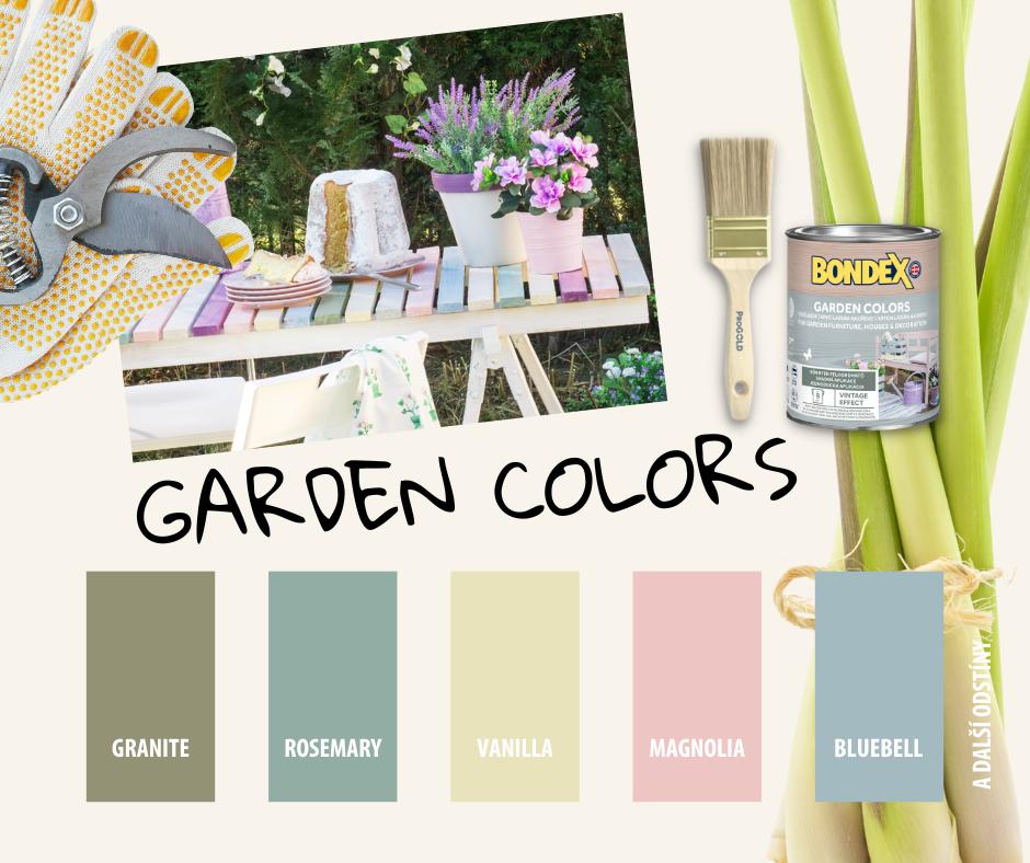BONDEX GARDEN COLORS krycí lazura na dřevo_ukázka2