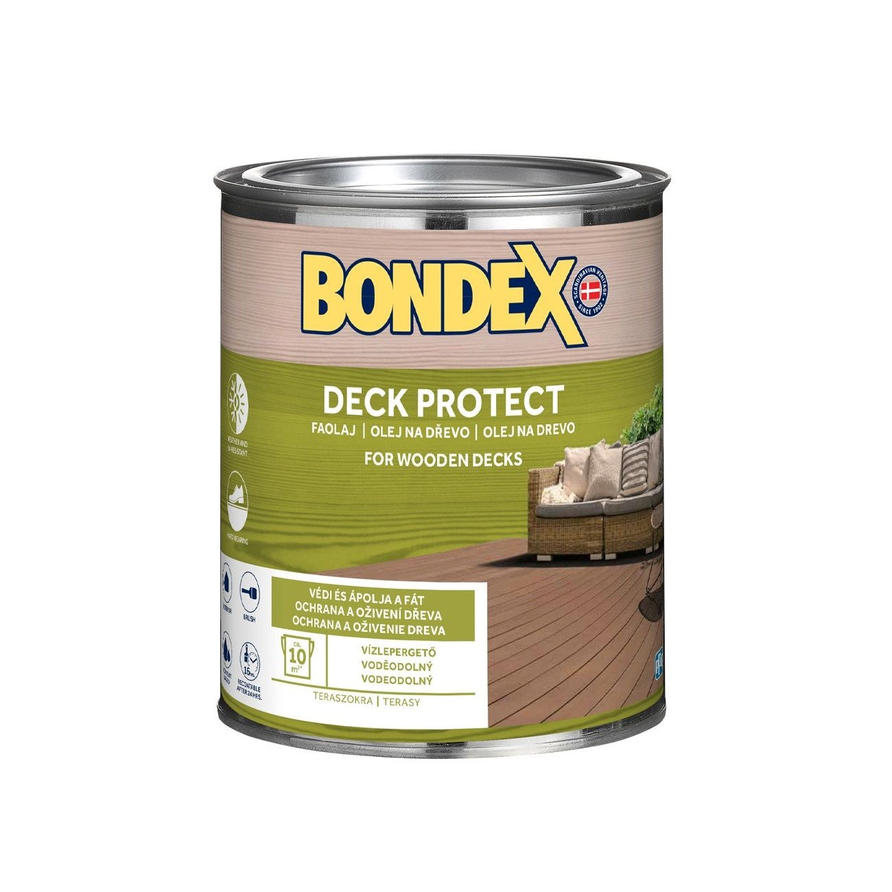 BONDEX DECK PROTECT syntetický napouštěcí olej na dřevo exteriér