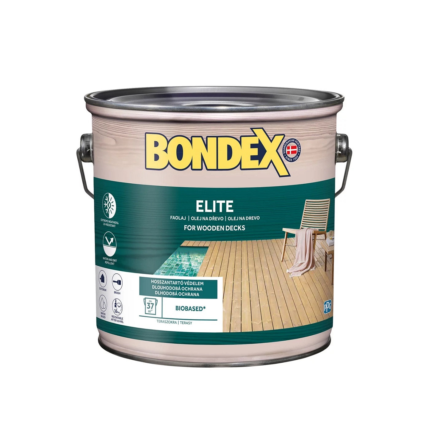 BONDEX ELITE napouštěcí olej na dřevo 2,5 l