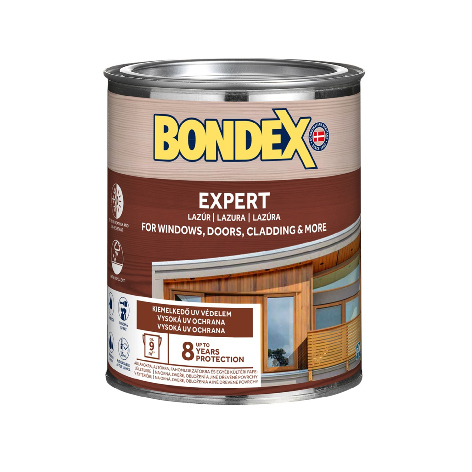 BONDEX EXPERT silnovrstvá syntetická lazura na dřevo exteriér 0,75 l
