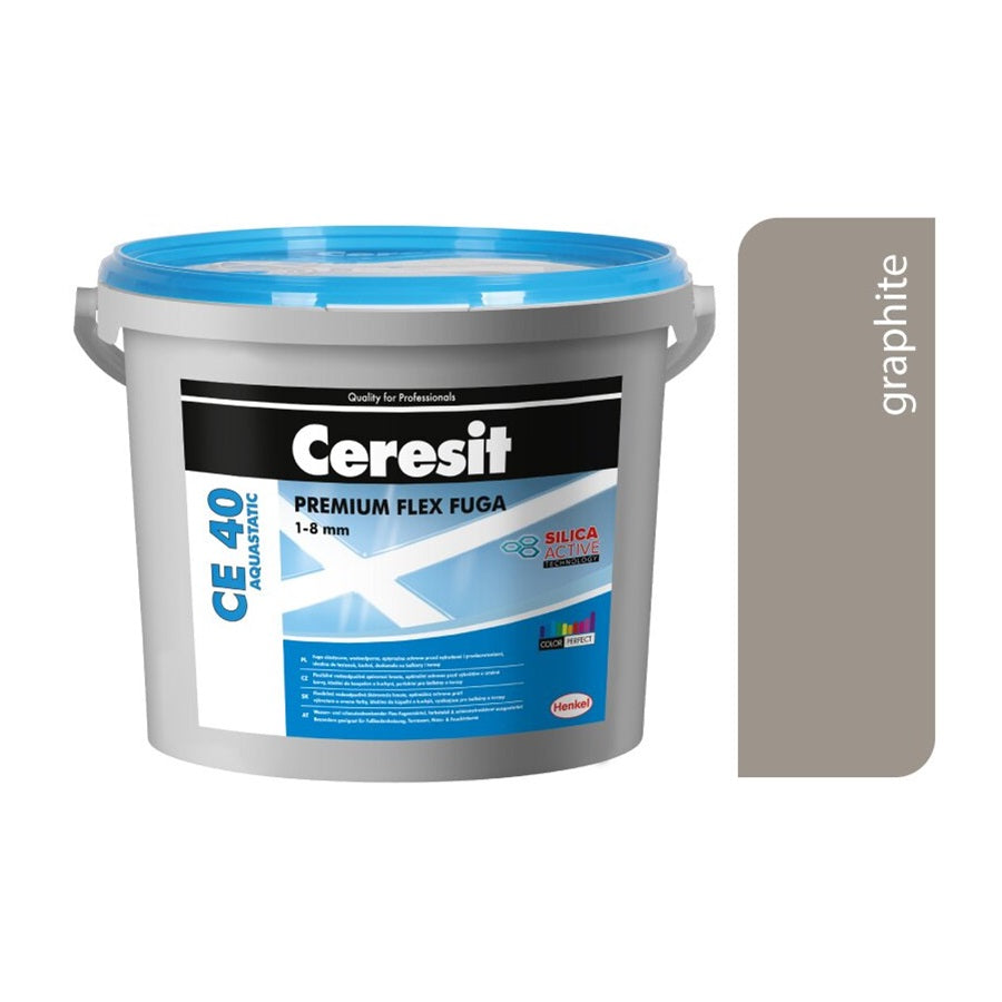 CERESIT CE 40 AQUASTATIC Flexibilní spárovací hmota 15 - Bazalt