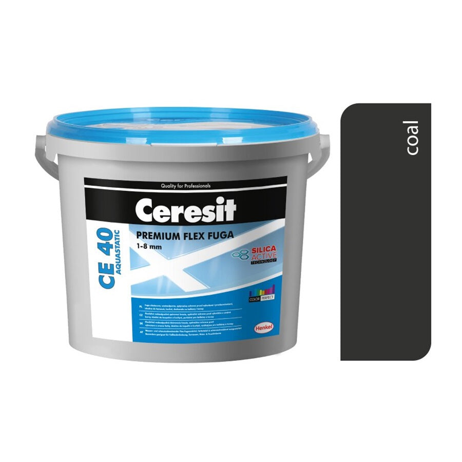 CERESIT CE 40 AQUASTATIC Flexibilní spárovací hmota 16 - Grafit