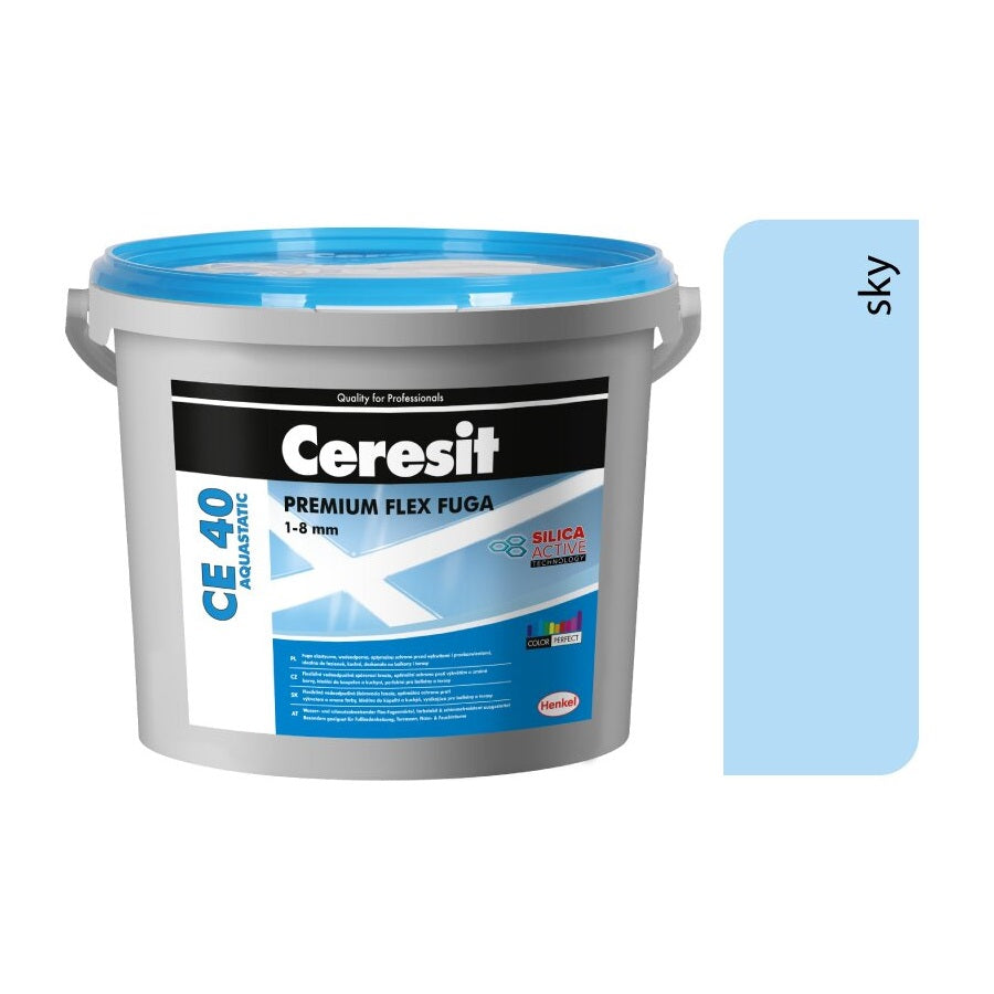 CERESIT CE 40 AQUASTATIC Flexibilní spárovací hmota 80 - Sky