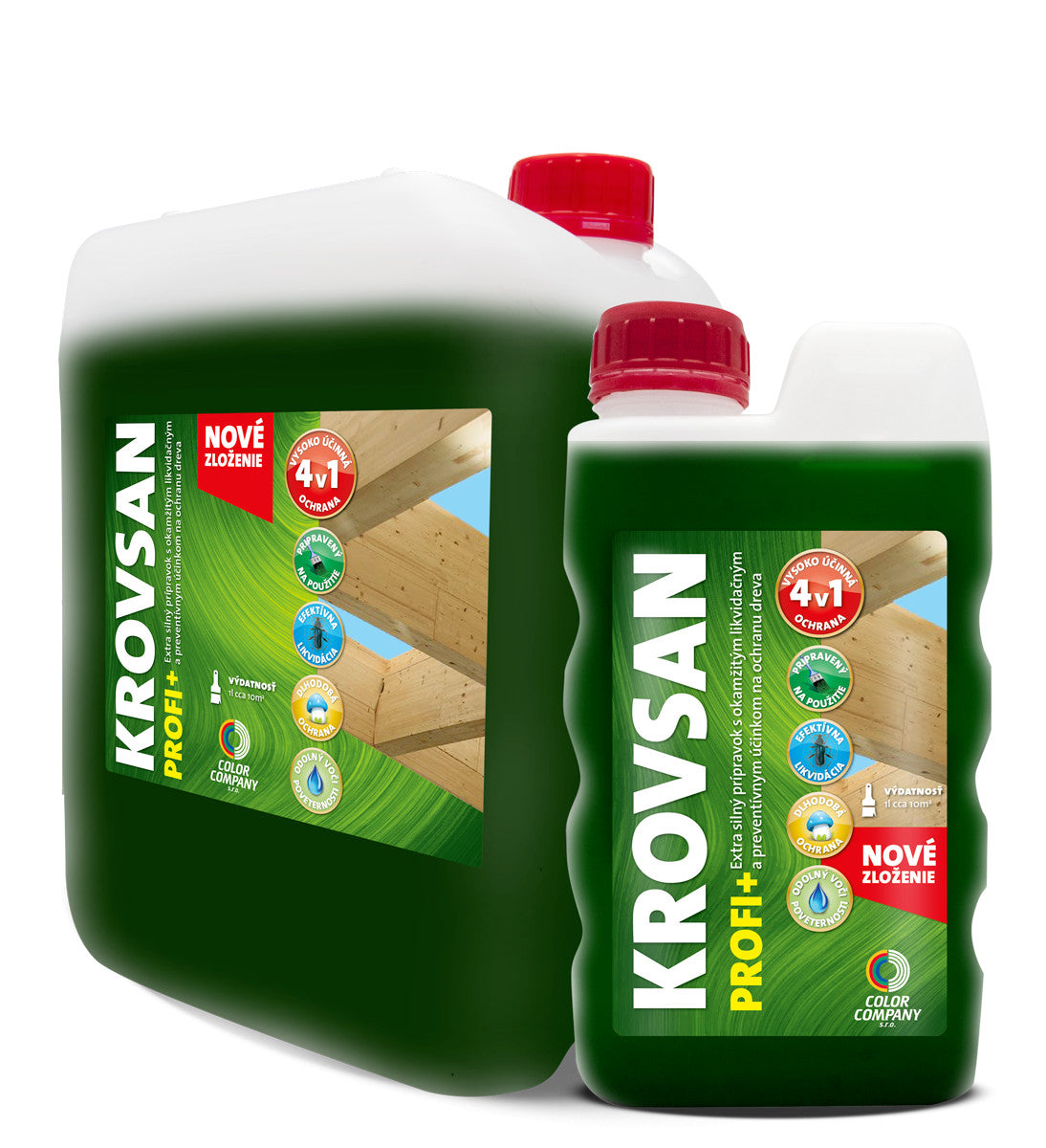 COLOR COMPANY KROVSAN PROFI + přípravek na ochranu dřeva