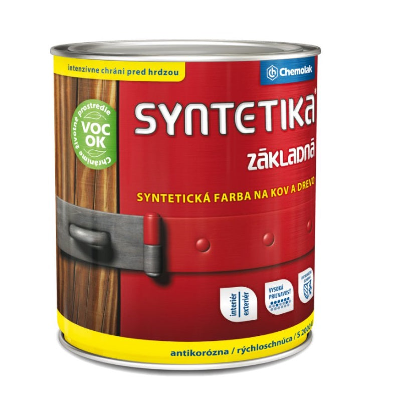 Chemolak SYNTETIKA S 2000 U základní syntetická antikorozní barva na kov a dřevo