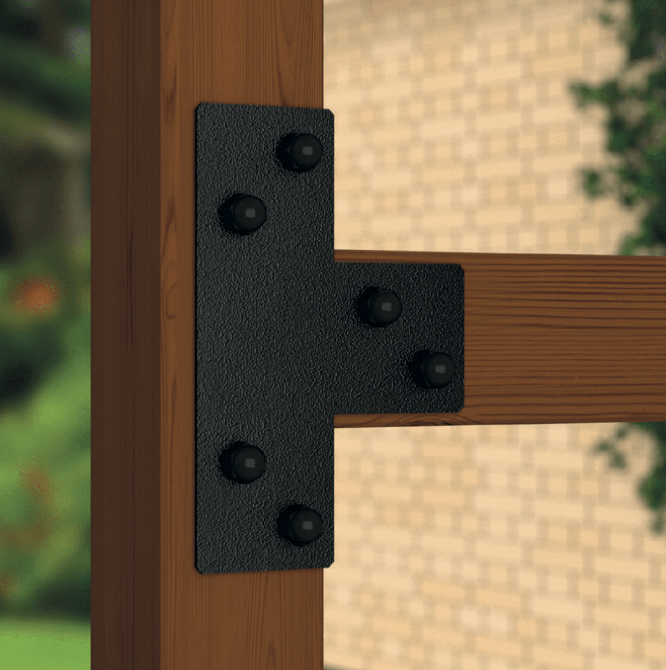 DOMAX GPLP spojka příčného trámu pergoly použití