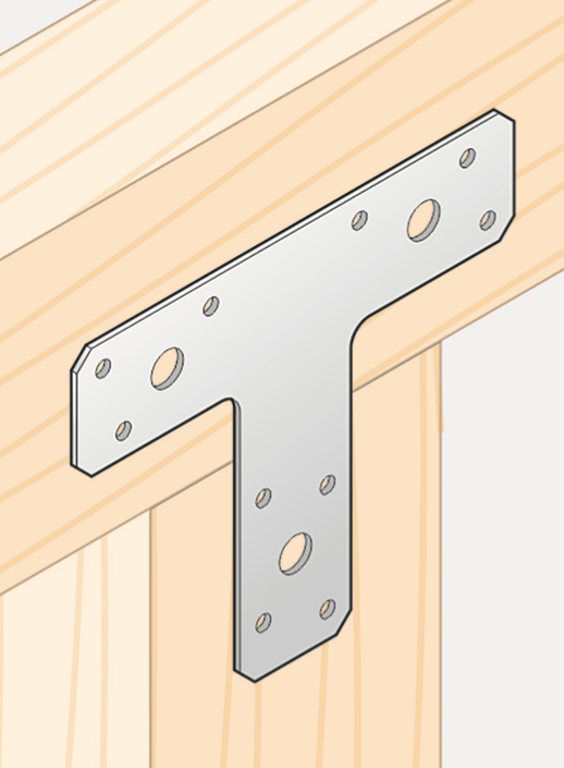 DOMAX KT 1 spojka plochá typu T