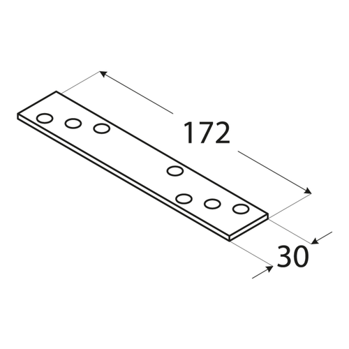 DOMAX LG 1 silná spojka plochá