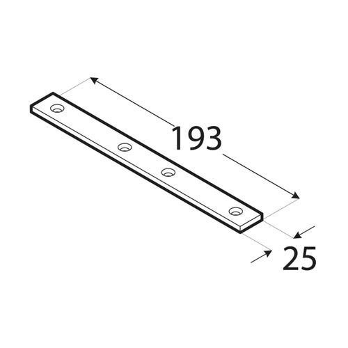 DOMAX LW 5 úzká spojka plochá