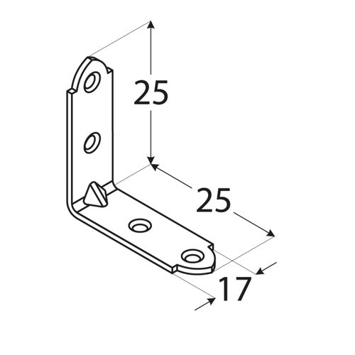 DOMAX KW 25 truhlářský úhelník úzký