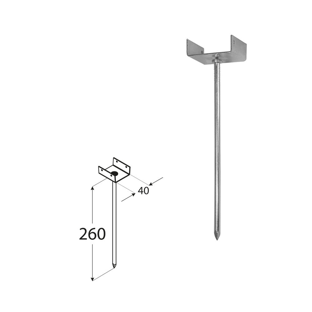 DOMAX PD 260-40 podpěra na střešní latě