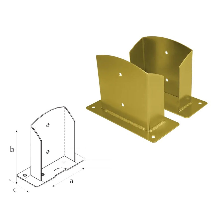DOMAX PSD šroubovací patka sloupku ZNZ 200