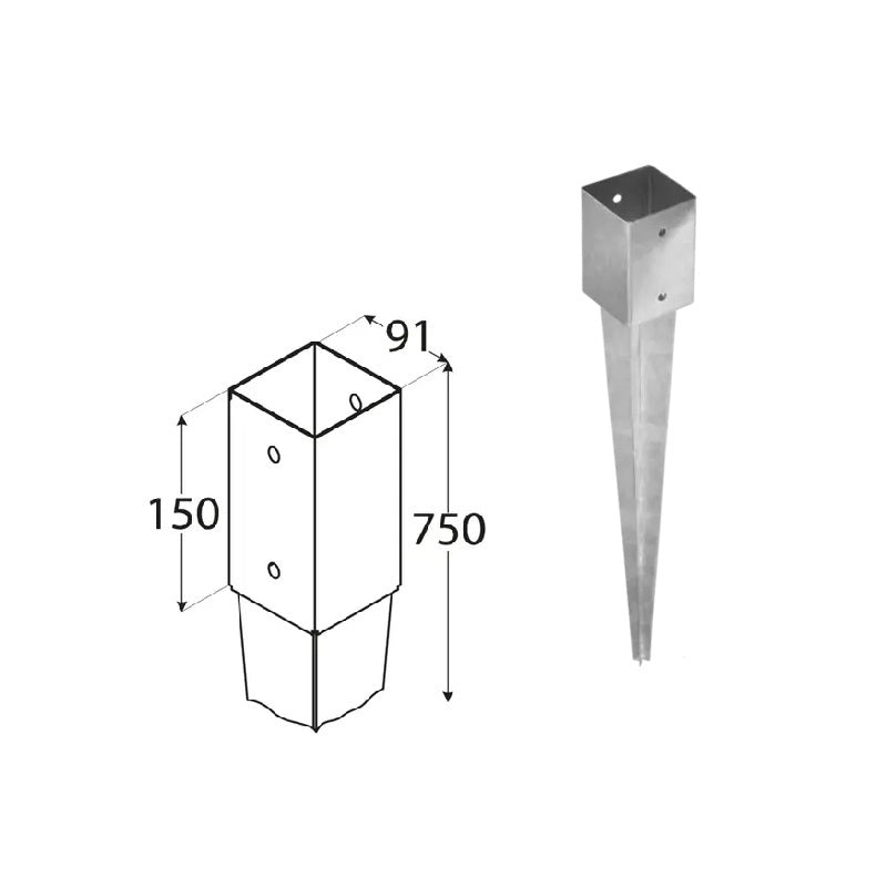 DOMAX PSG nabíjecí patka sloupku (ZNO) 90
