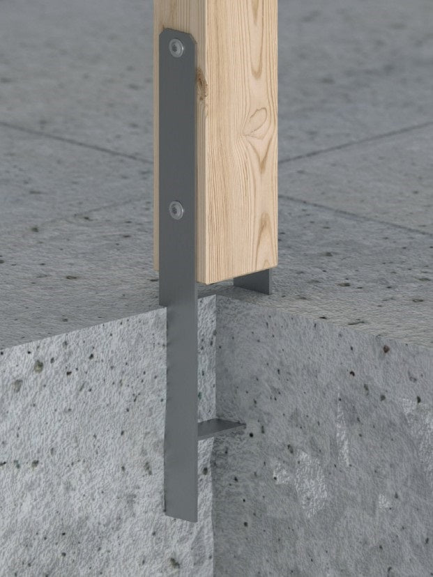 DOMAX PSH zapuštěná patka sloupku typu H (ZNO)