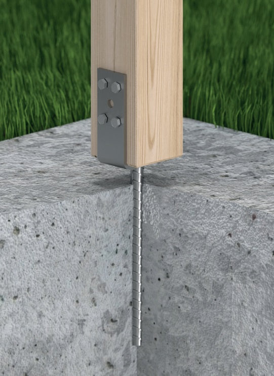 DOMAX PSL zapuštěná patka sloupku typu U (ZNO)