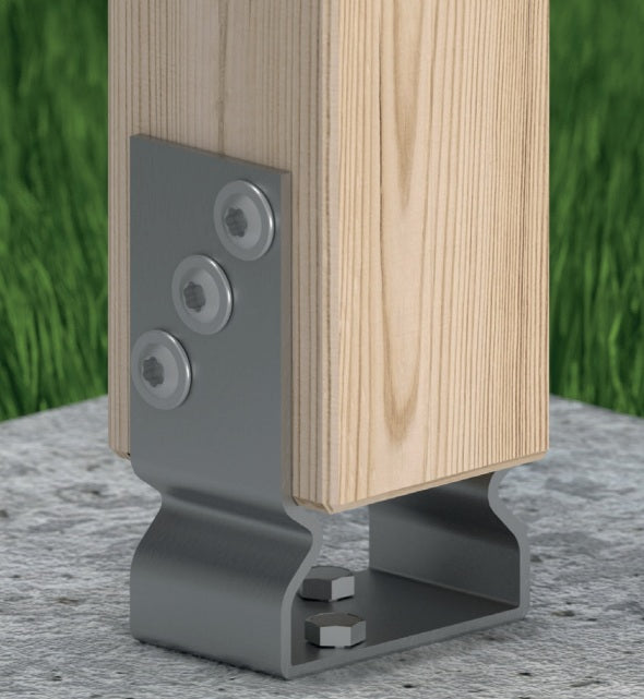 DOMAX PSOZ šroubovací patka sloupku typu U (ZNO)