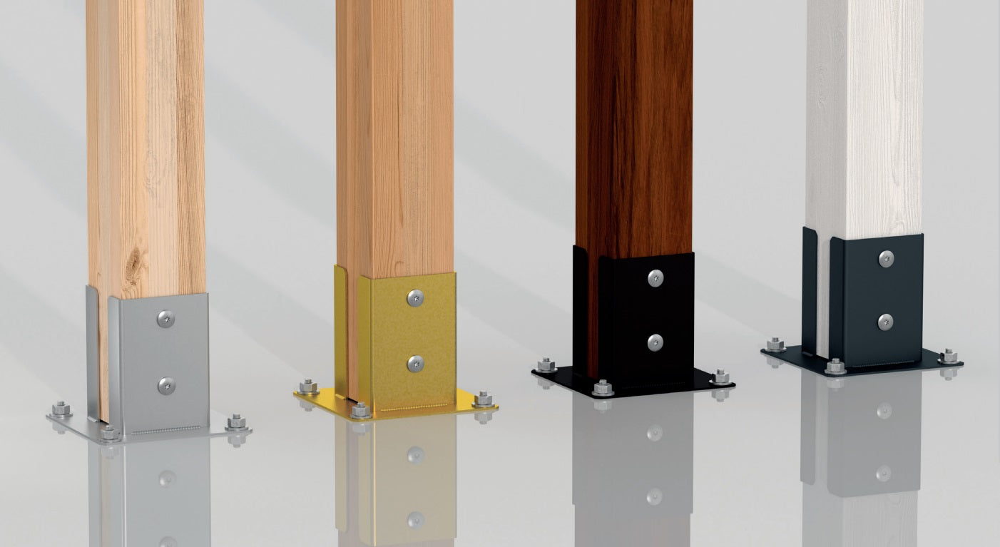 DOMAX PSPD zašroubovací patka sloupku se čtvercovou základnou