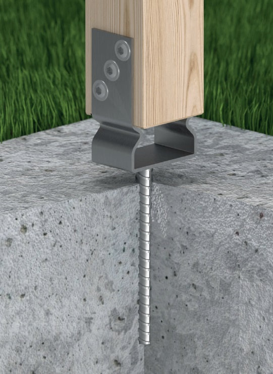 DOMAX PSZ zapuštěná patka sloupku typu U (ZNO)