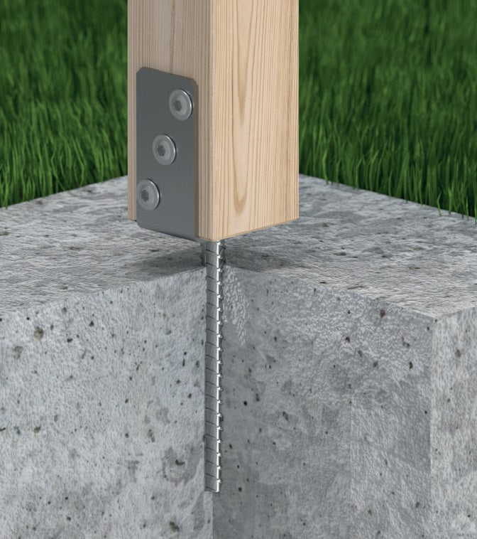 DOMAX PS zapuštěná patka sloupku typu U