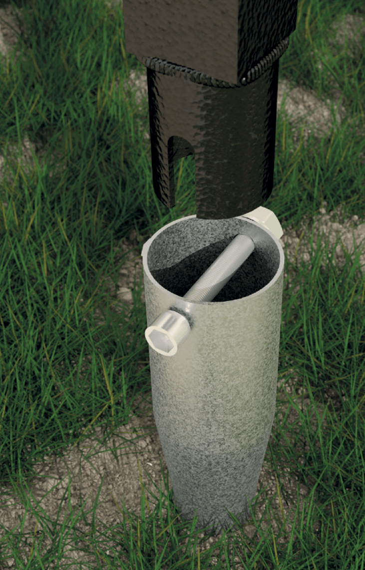 DOMAX PWKT ruční klíč na kulaté patky sloupku