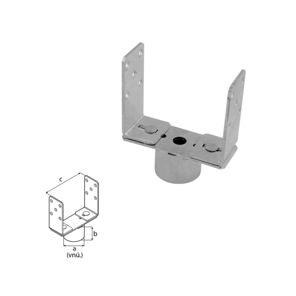 DOMAX PWOM 4 adaptér pro základnu sloupu