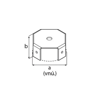 DOMAX PWOM vodorovné upevňovací víko trámů rozměr