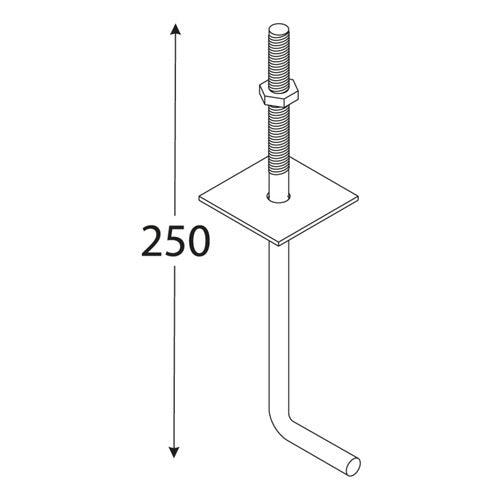 DOMAX SK stavební kotva rozměr
